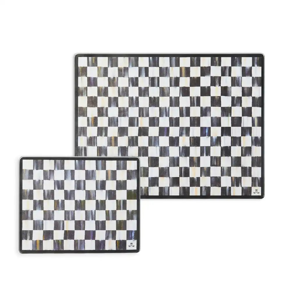 Cherry Check Cutting Board, Set of 2