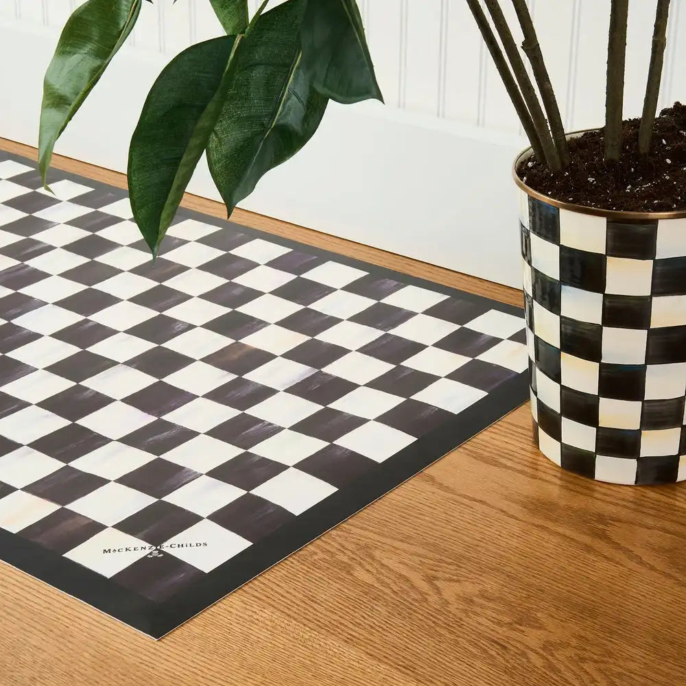 Cherry Check 2' x 6' Floor Mat