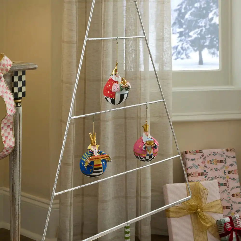 Patience Brewster Nativity Jolly Wisemen Ball Ornaments, Set of 3 Secondary image