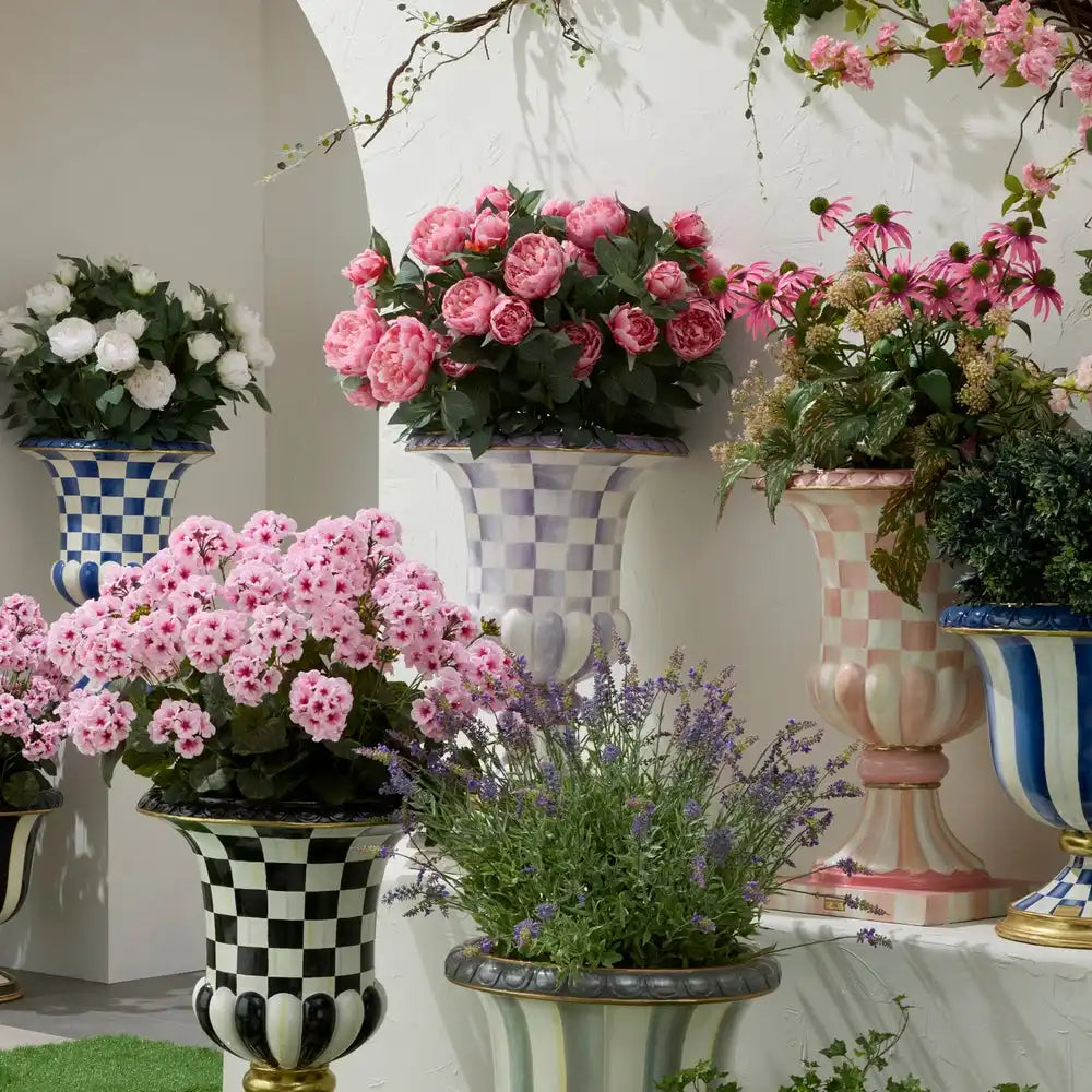 Courtly Stripe Urn