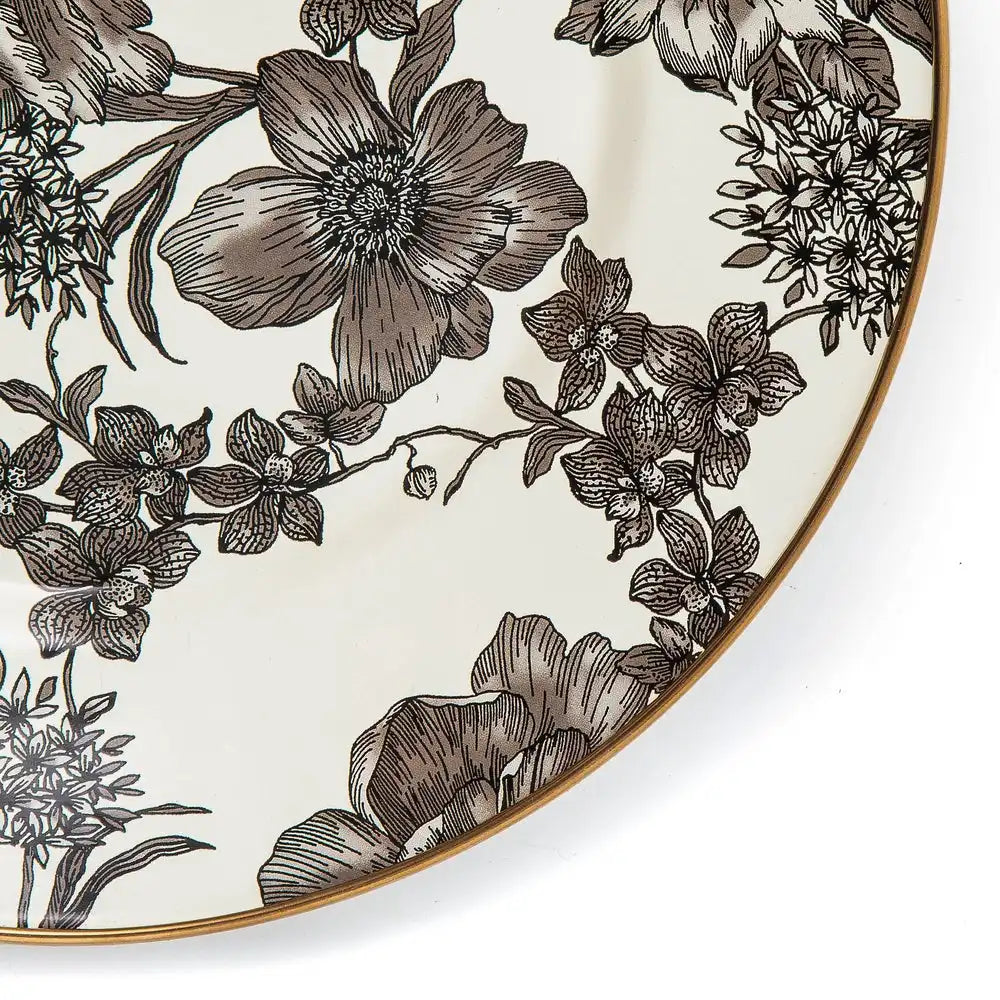 Sterling English Garden Enamel Charger/Plate