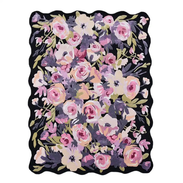 Violet Roses 5' x 8' Rug