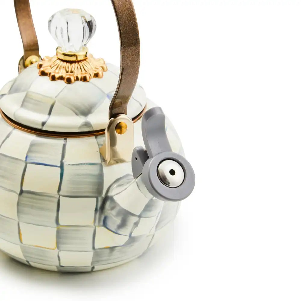 Courtly Check Whistling Tea Kettle