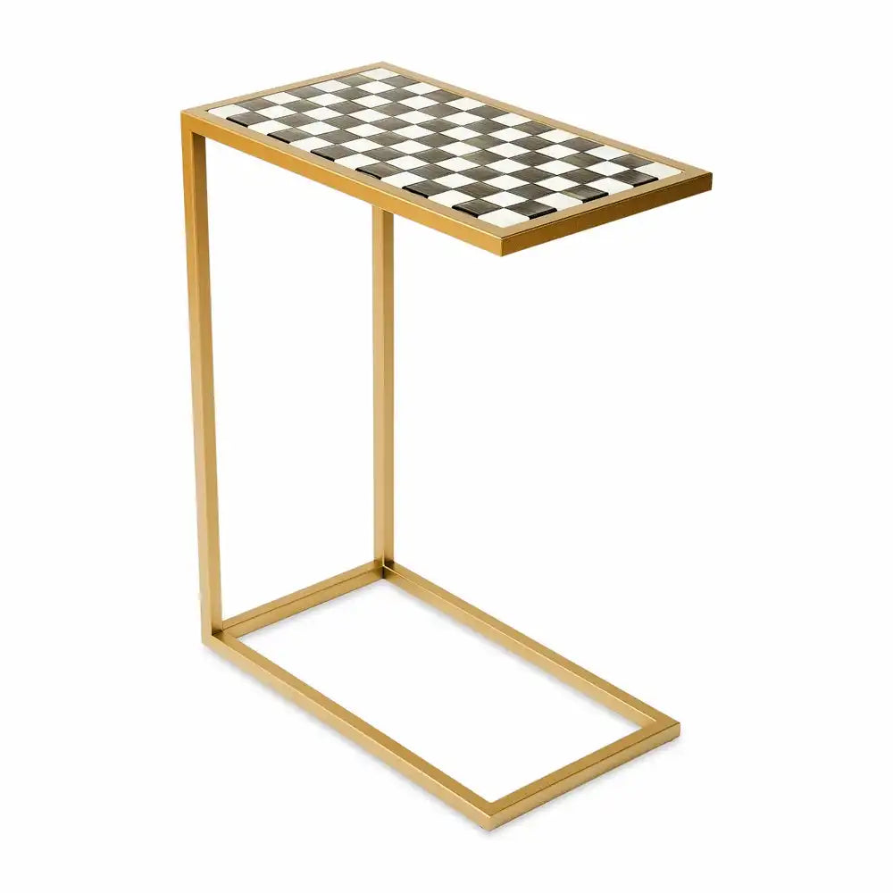 Courtly Check Enamel C-Table Main image