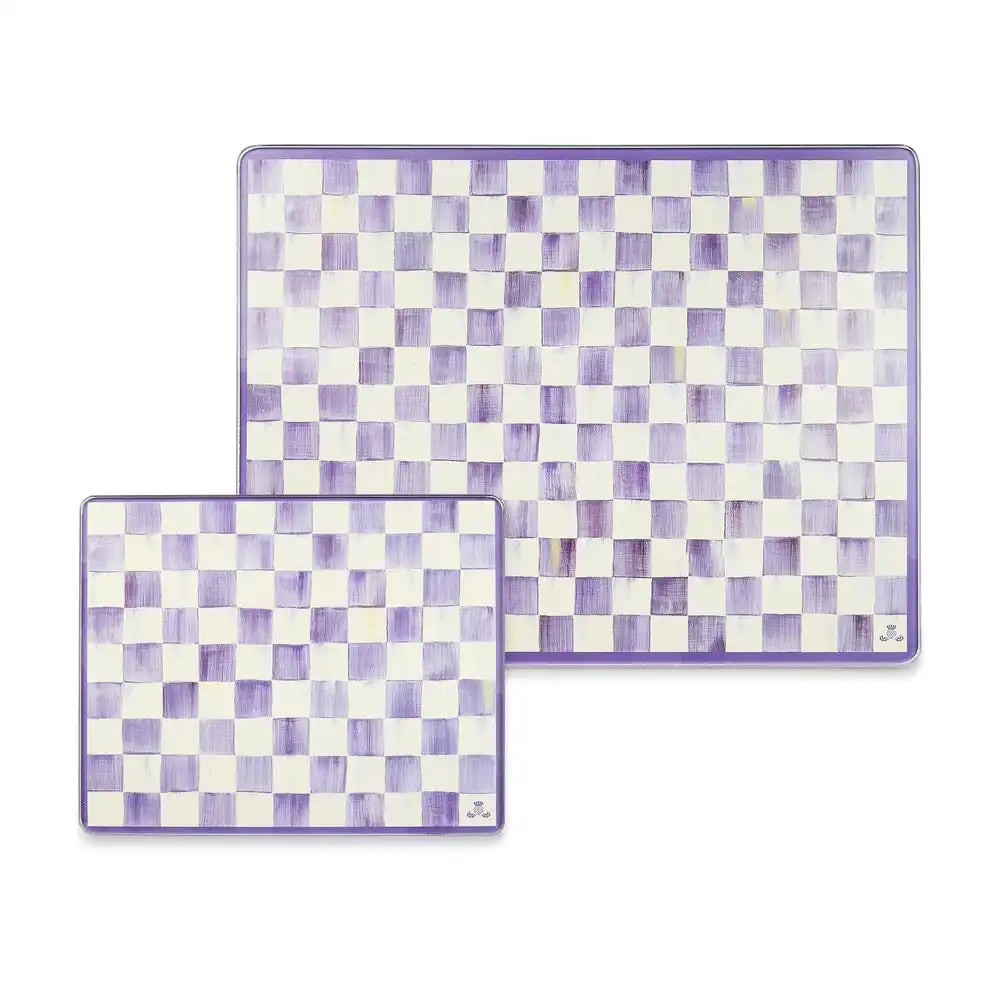 Cherry Check Cutting Board, Set of 2