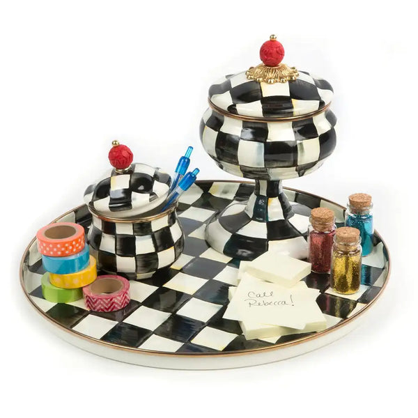 Sophisticheck Round Tray