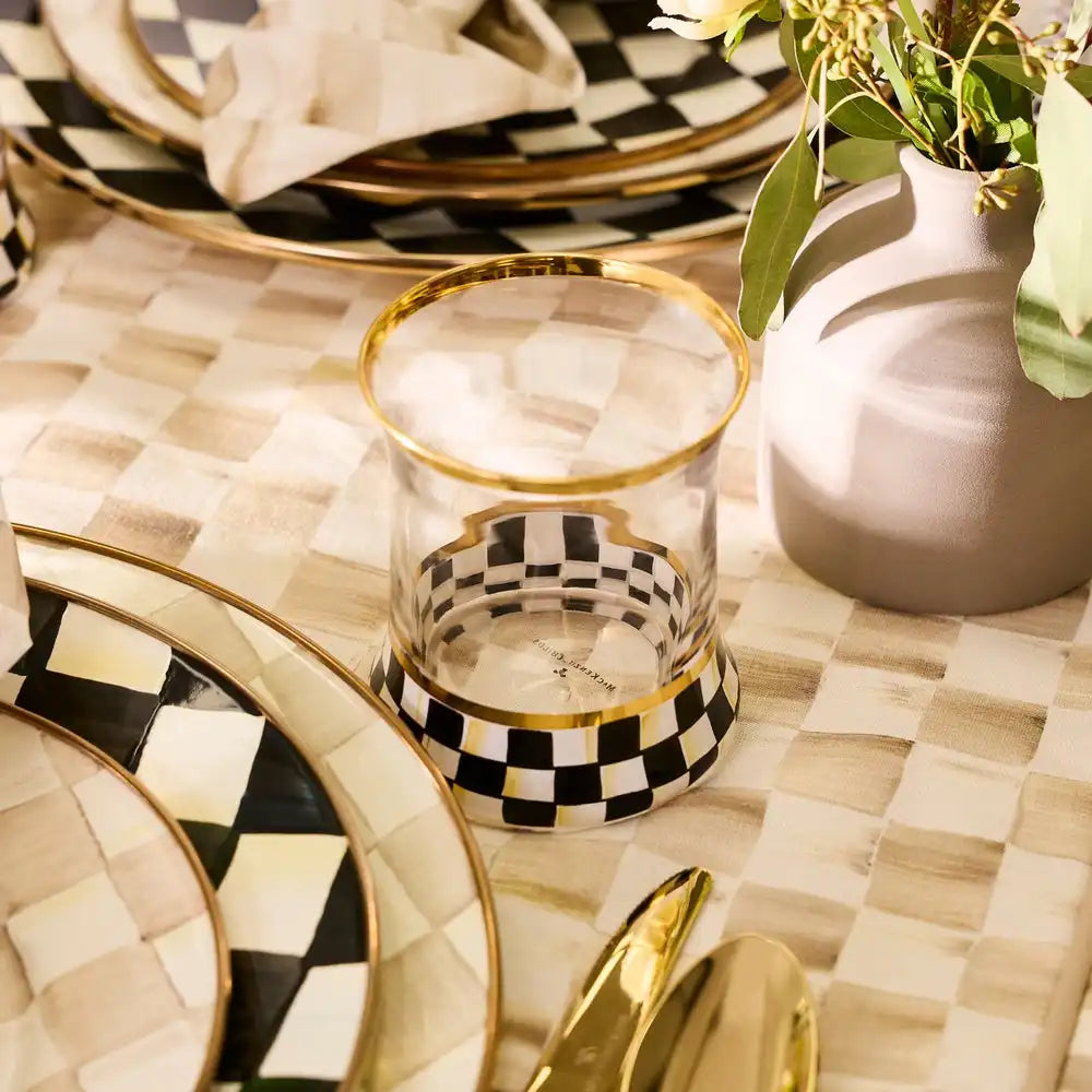 Courtly Check Coupe Glass