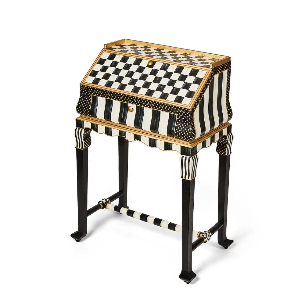 Courtly Check & Stripe Writing Desk Main image