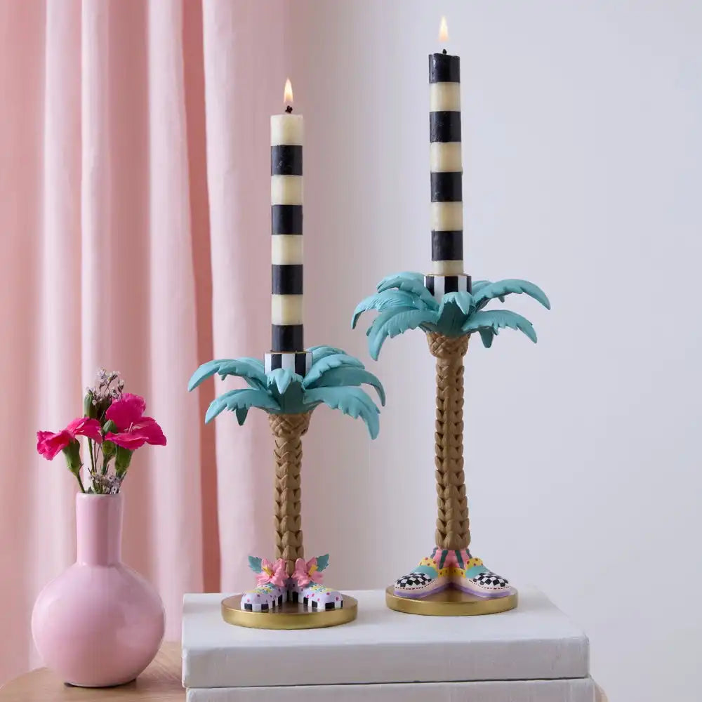 Patience Brewster Palm Tree Candle Holders, Set of 2 Secondary image