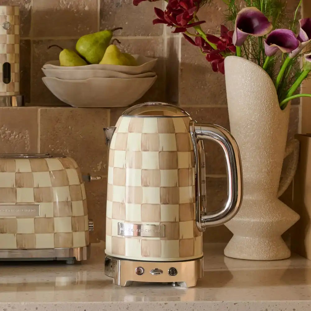 Emerald Check Electric Kettle