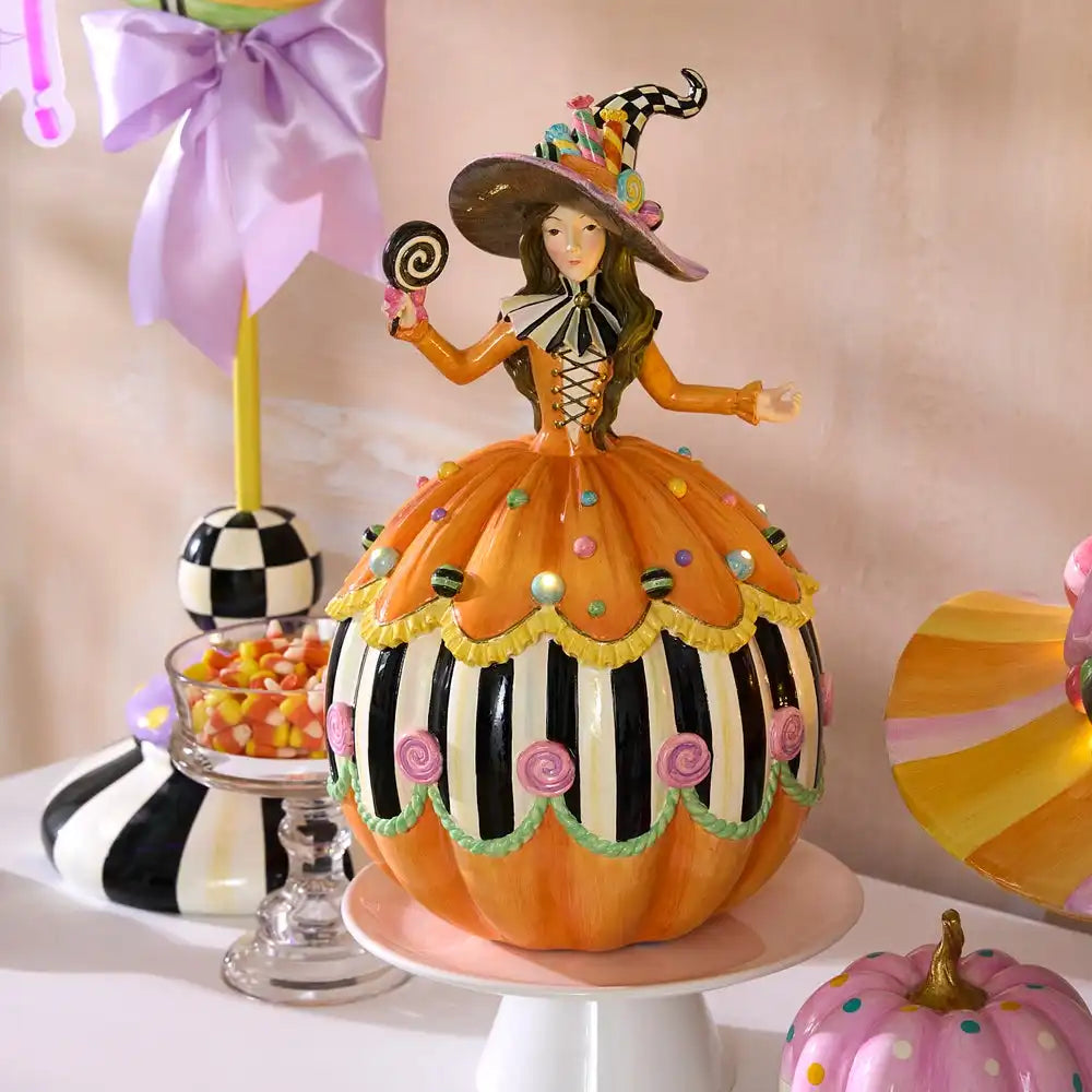Trick or Treat Illuminated Witch Figurine Secondary image