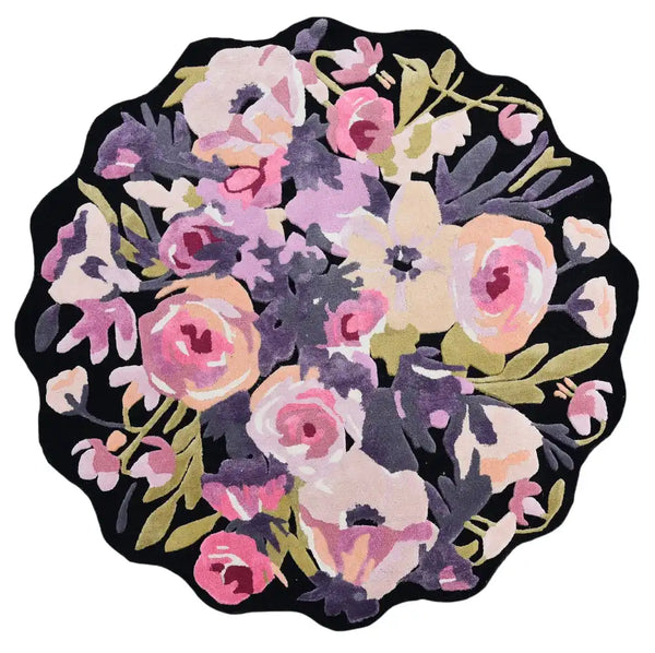 Violet Roses 5' x 8' Rug