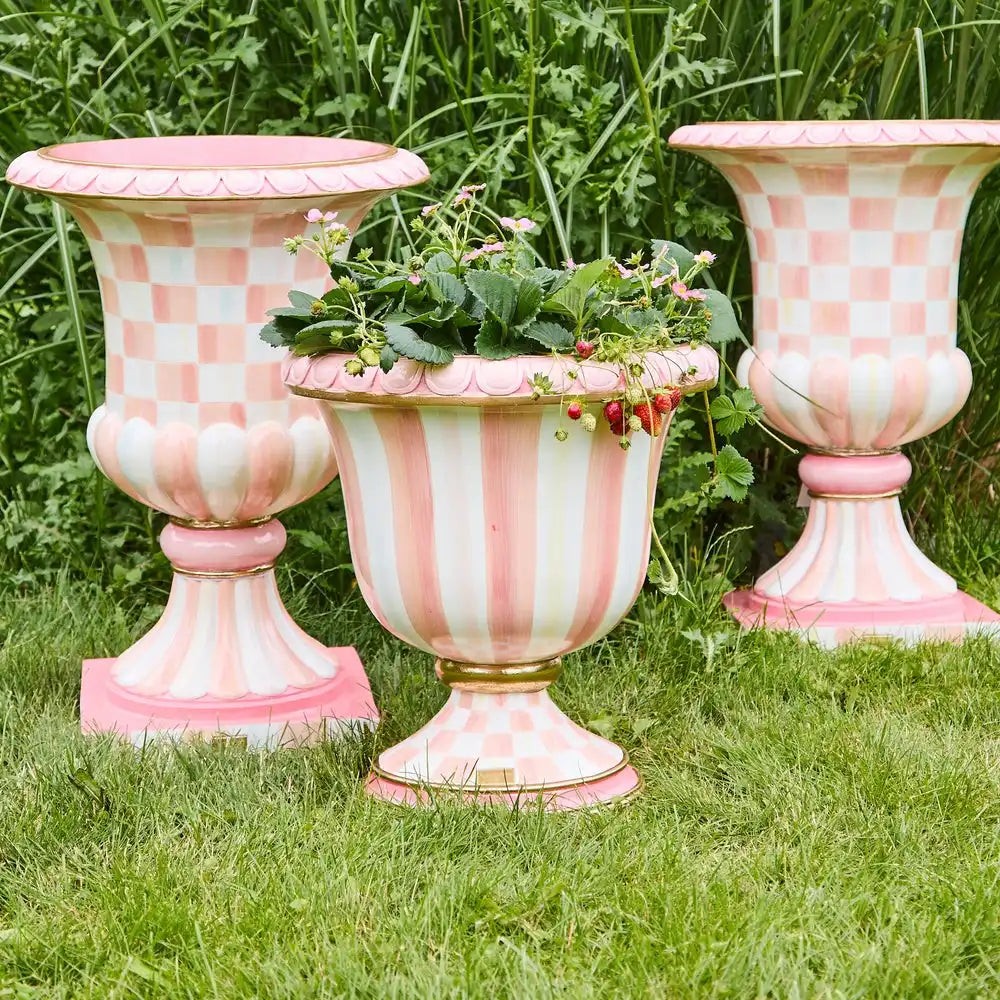 Courtly Stripe Urn