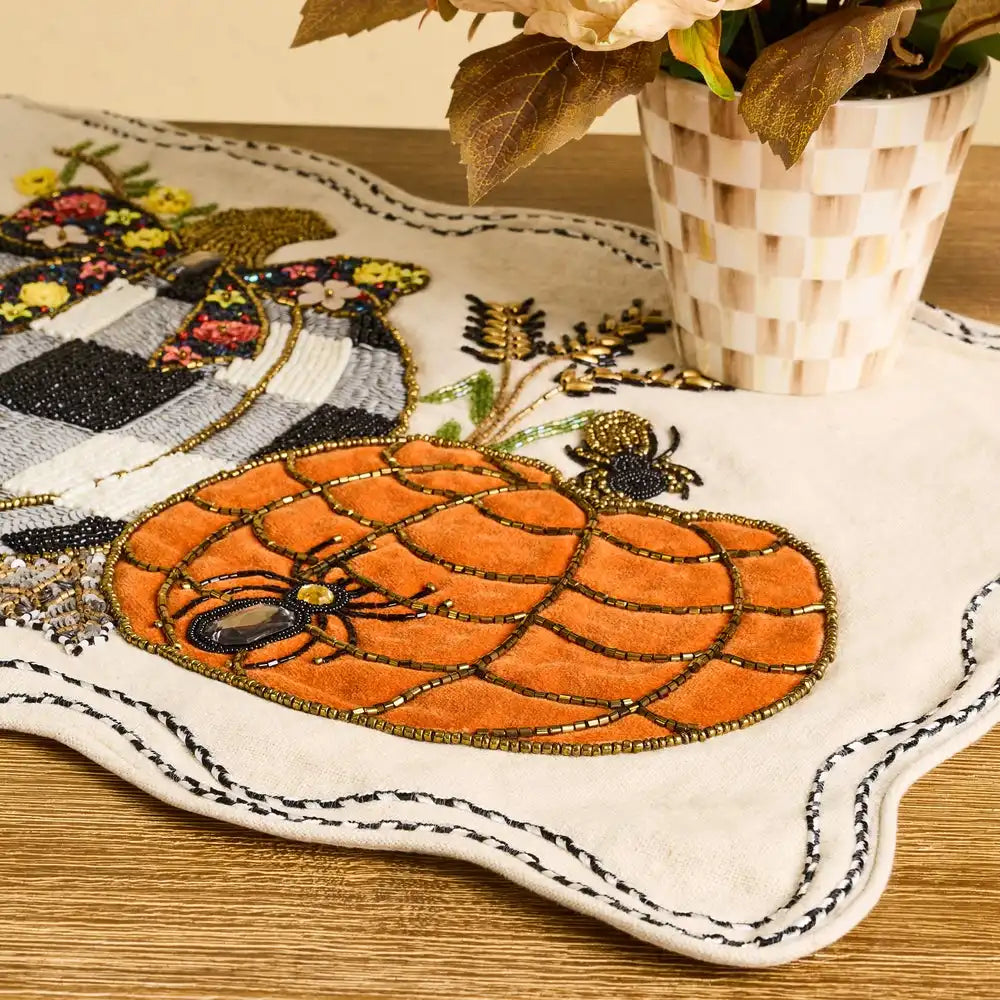 Pumpkin and Crow Table Runner Secondary image