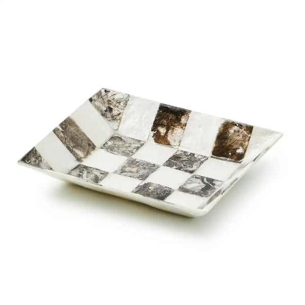 Courtly Check Capiz Vanity Tray