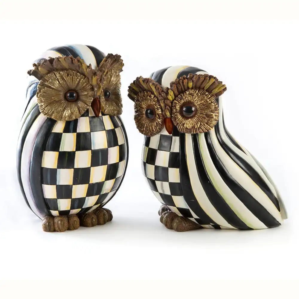Courtly Check & Courtly Stripe Owl Set Main image
