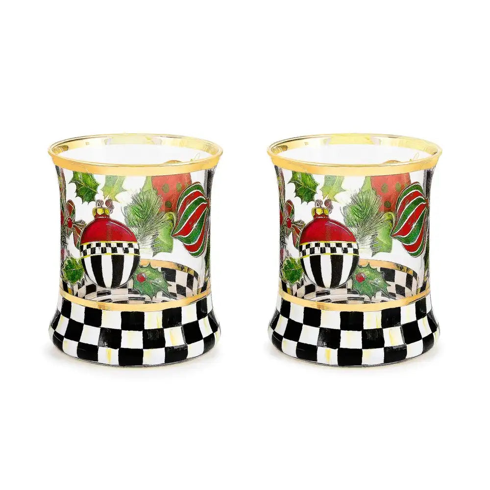 Deck the Halls Wine Glass Secondary image