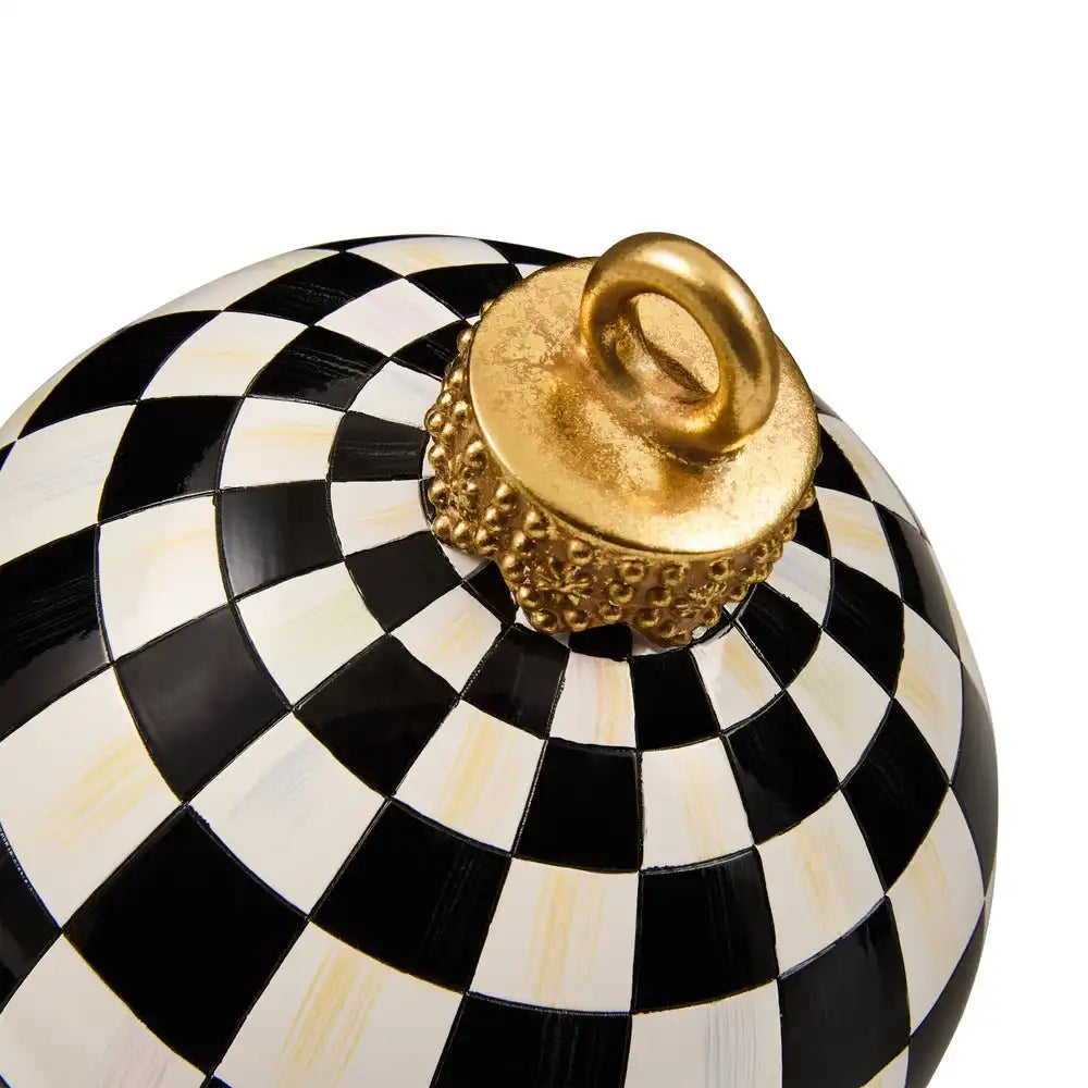 Red Stripe Medium Tabletop Ornament