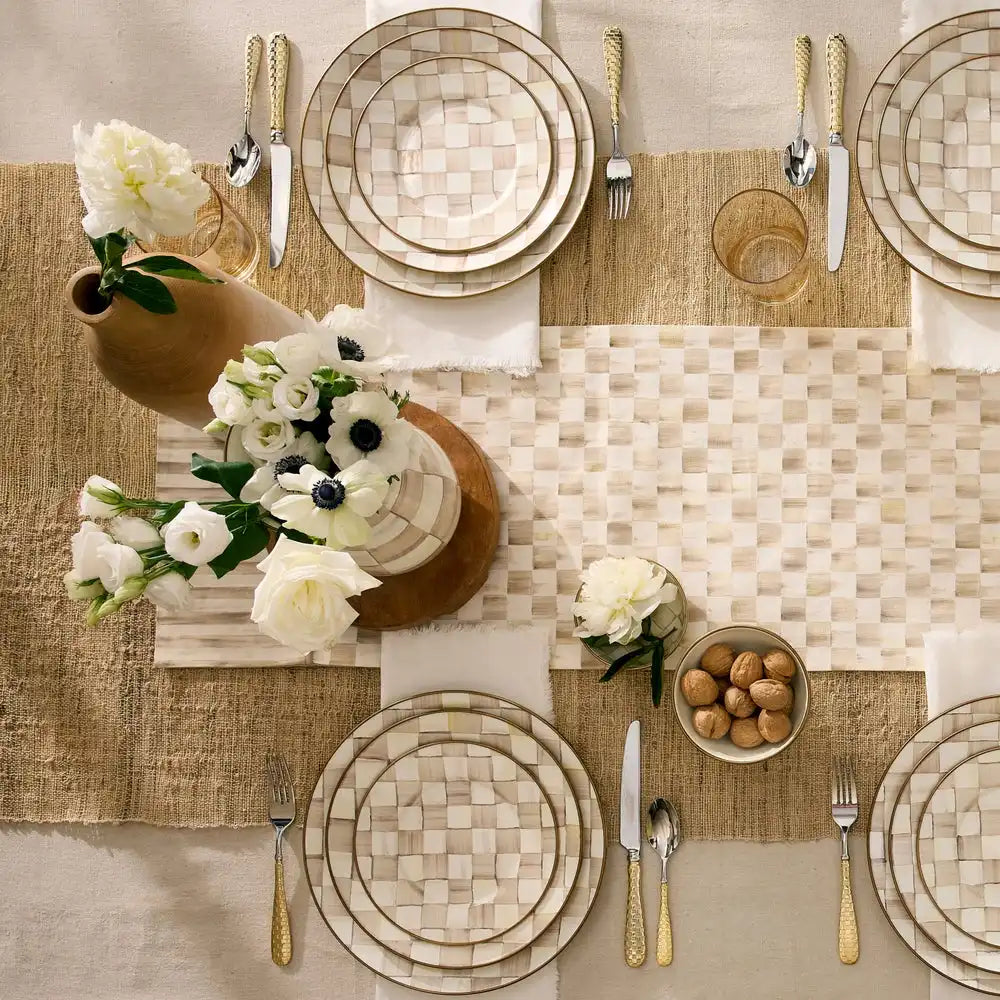 Courtly Check & Stripe Table Runner