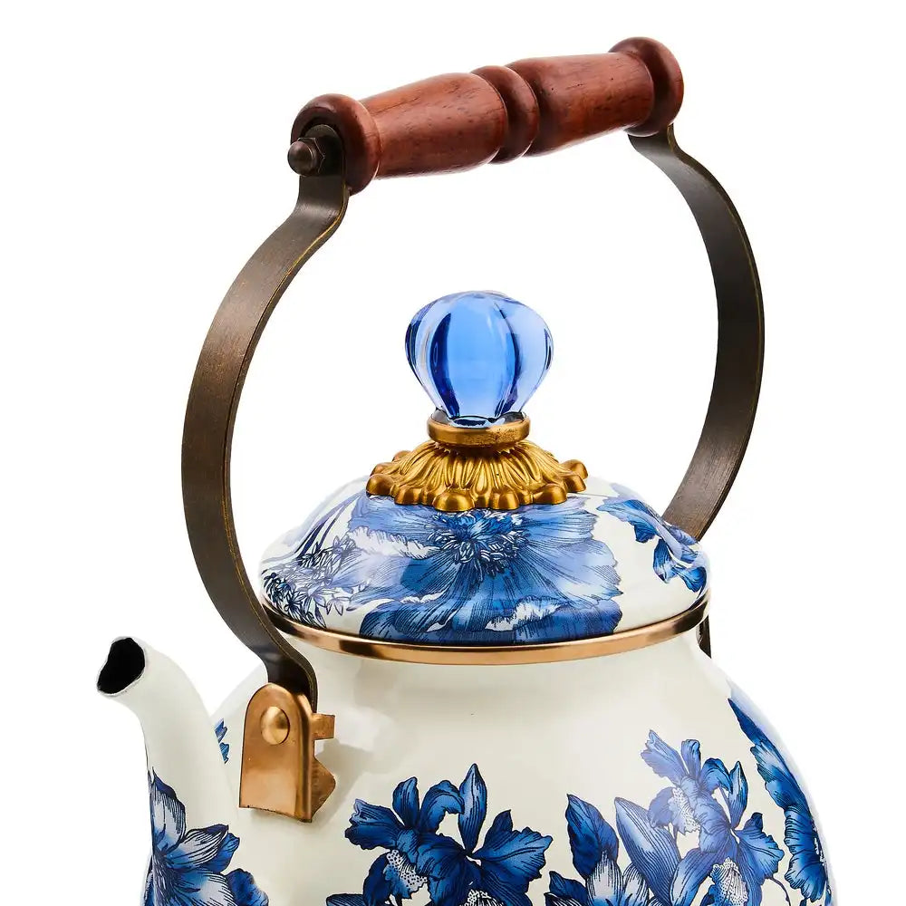 Rosy English Garden 2 Quart Tea Kettle
