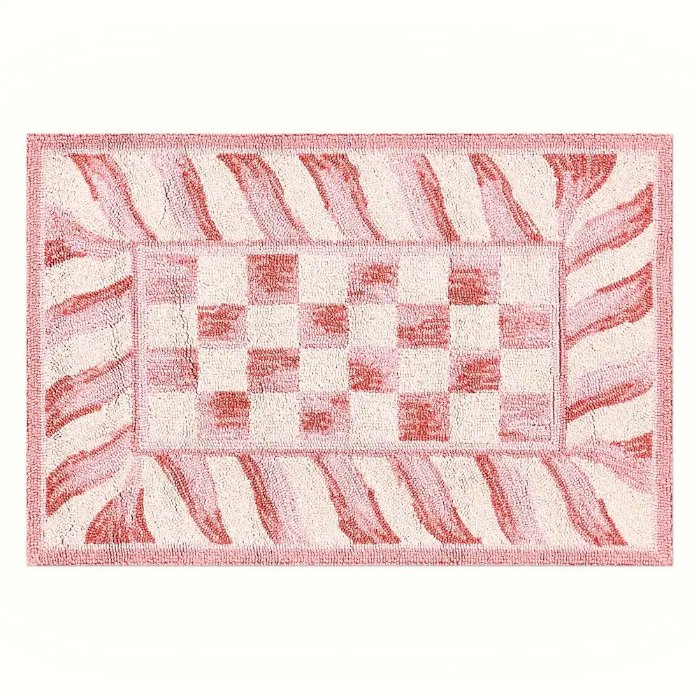 Rosy Check 3' x 5' Rug