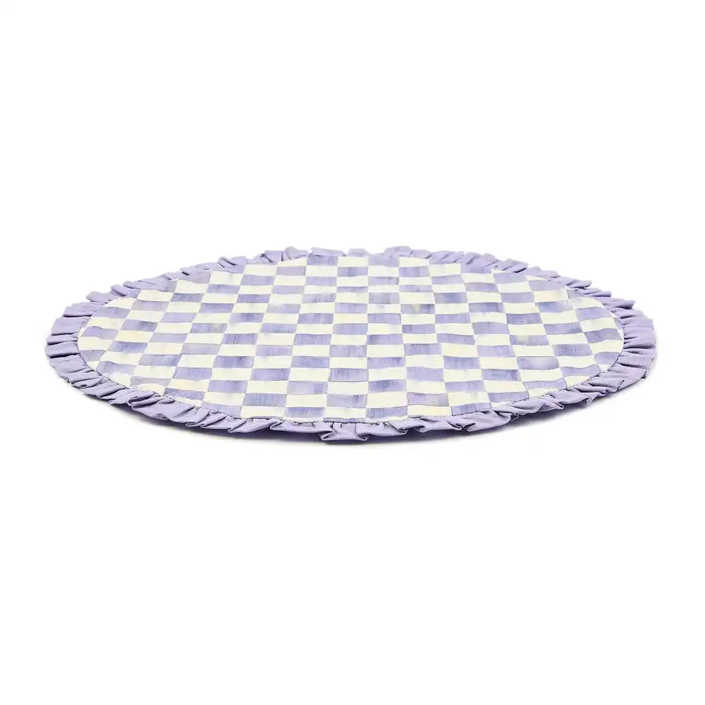 Courtly Check Round Placemat
