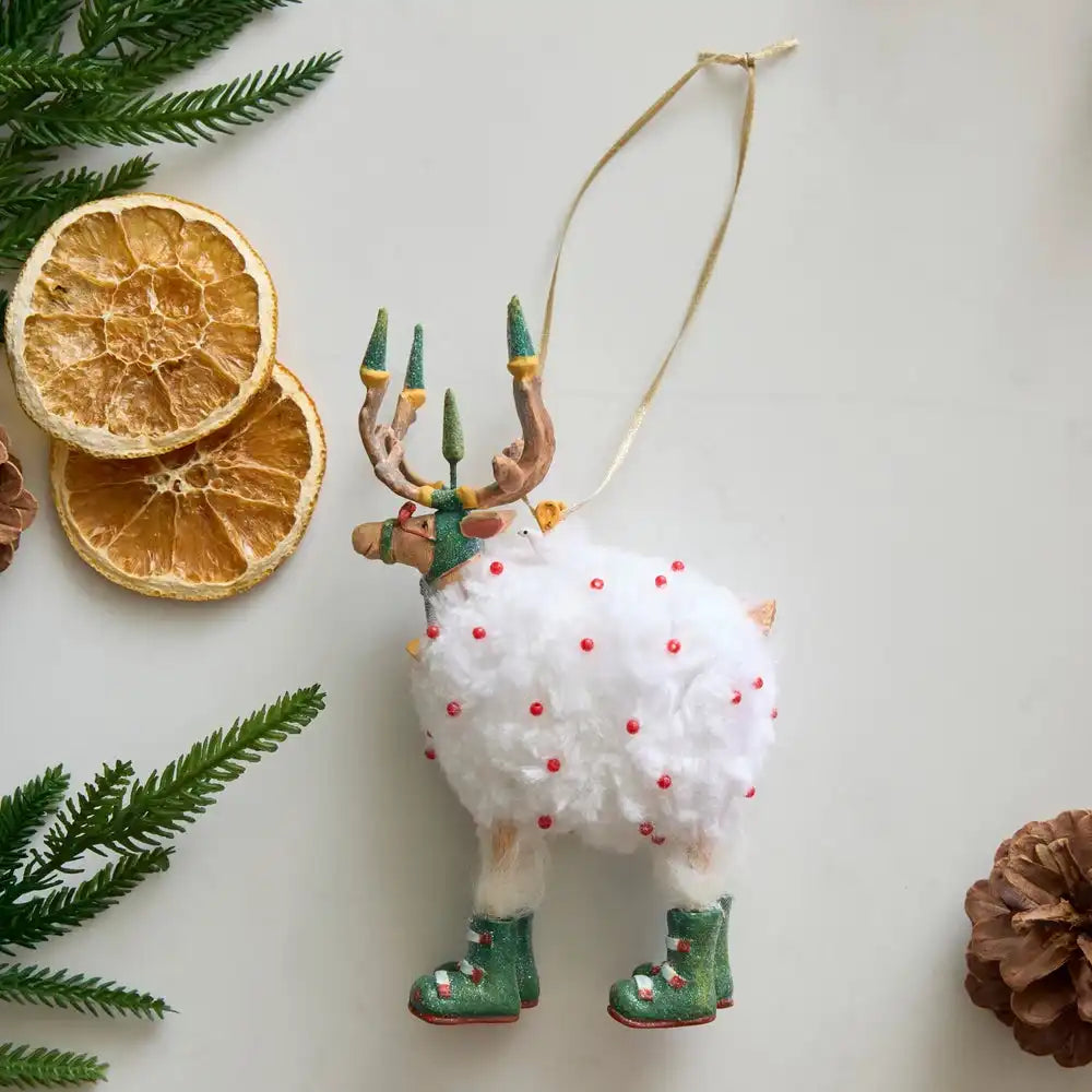 Patience Brewster Dash Away Vixen Reindeer Ornament