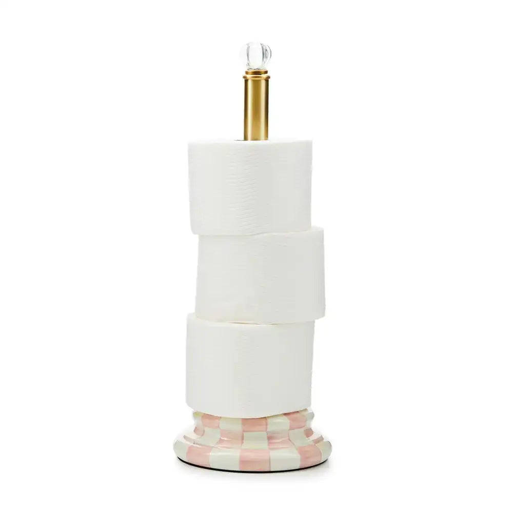 Rosy Check Standard Tissue Box Cover