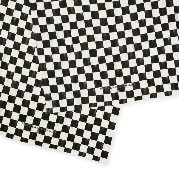 Cherry Check Printed Dish Towel