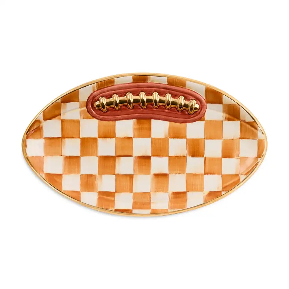 Courtly Check Football Platter