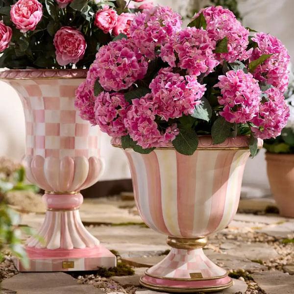 Courtly Stripe Urn