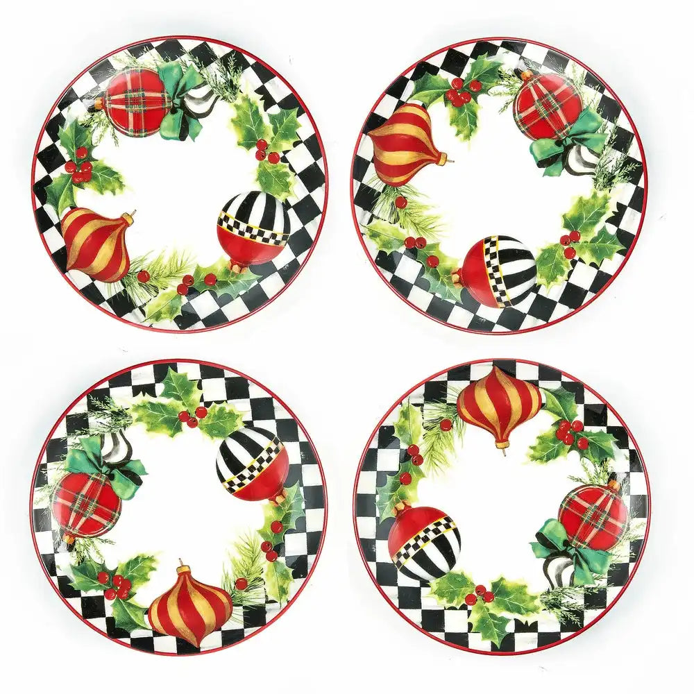 Deck the Halls Appetizer Plates, Set of 4 Secondary image