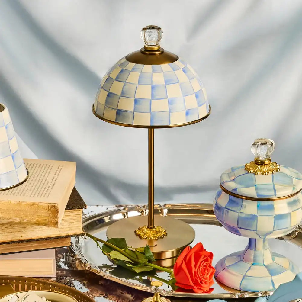 Sophisticheck LED Rechargeable Dome Table Lamp