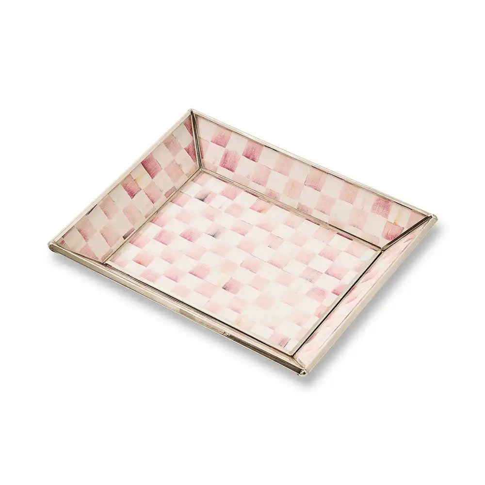 Rosy Check Glass Vanity Tray Secondary image