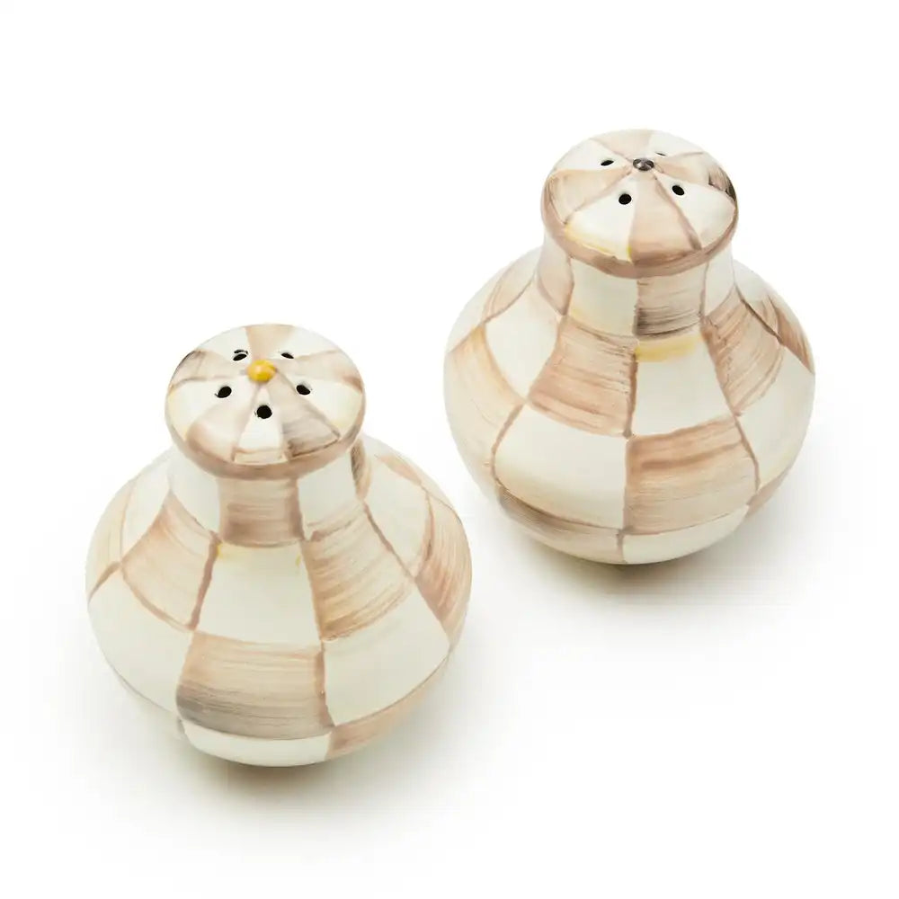 Courtly Check Large Salt & Pepper Shakers