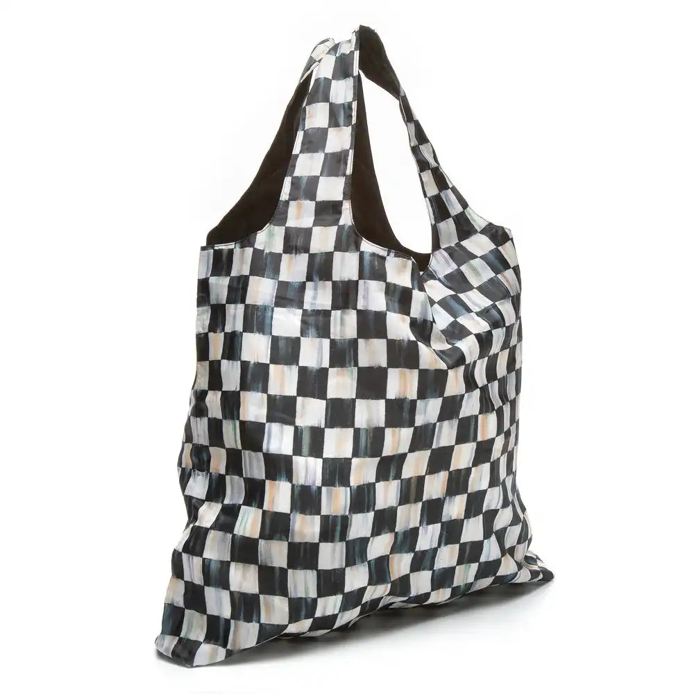 Emerald Check To Go Tote