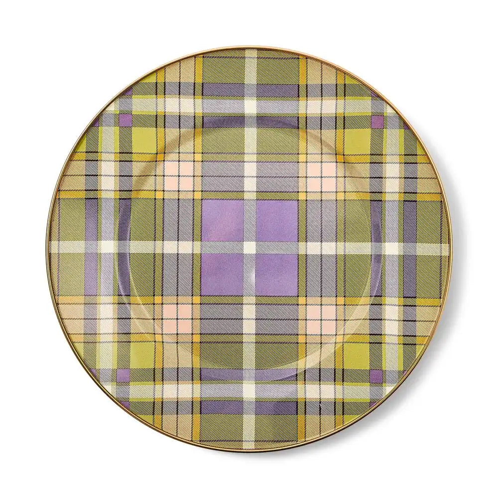 Tartan Violet Dinner Plate Main image