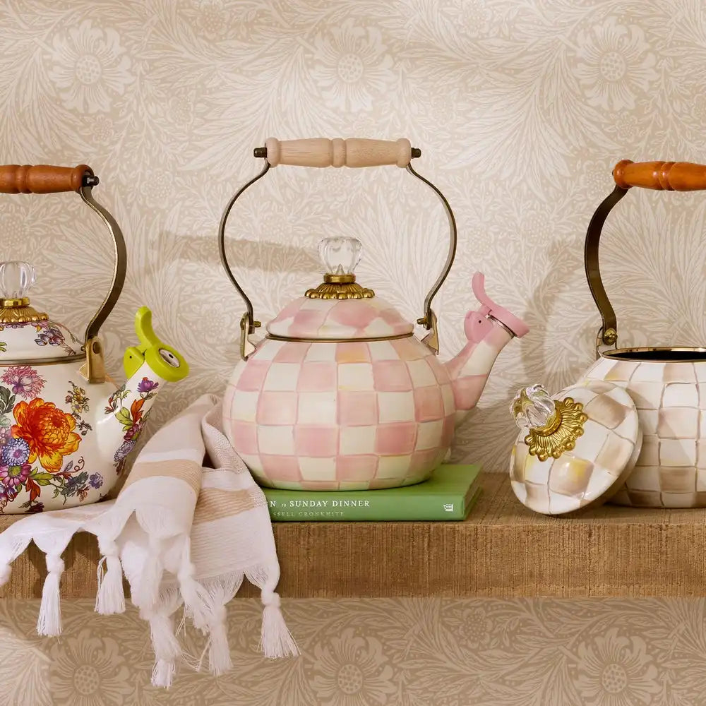 Courtly Check Whistling Tea Kettle