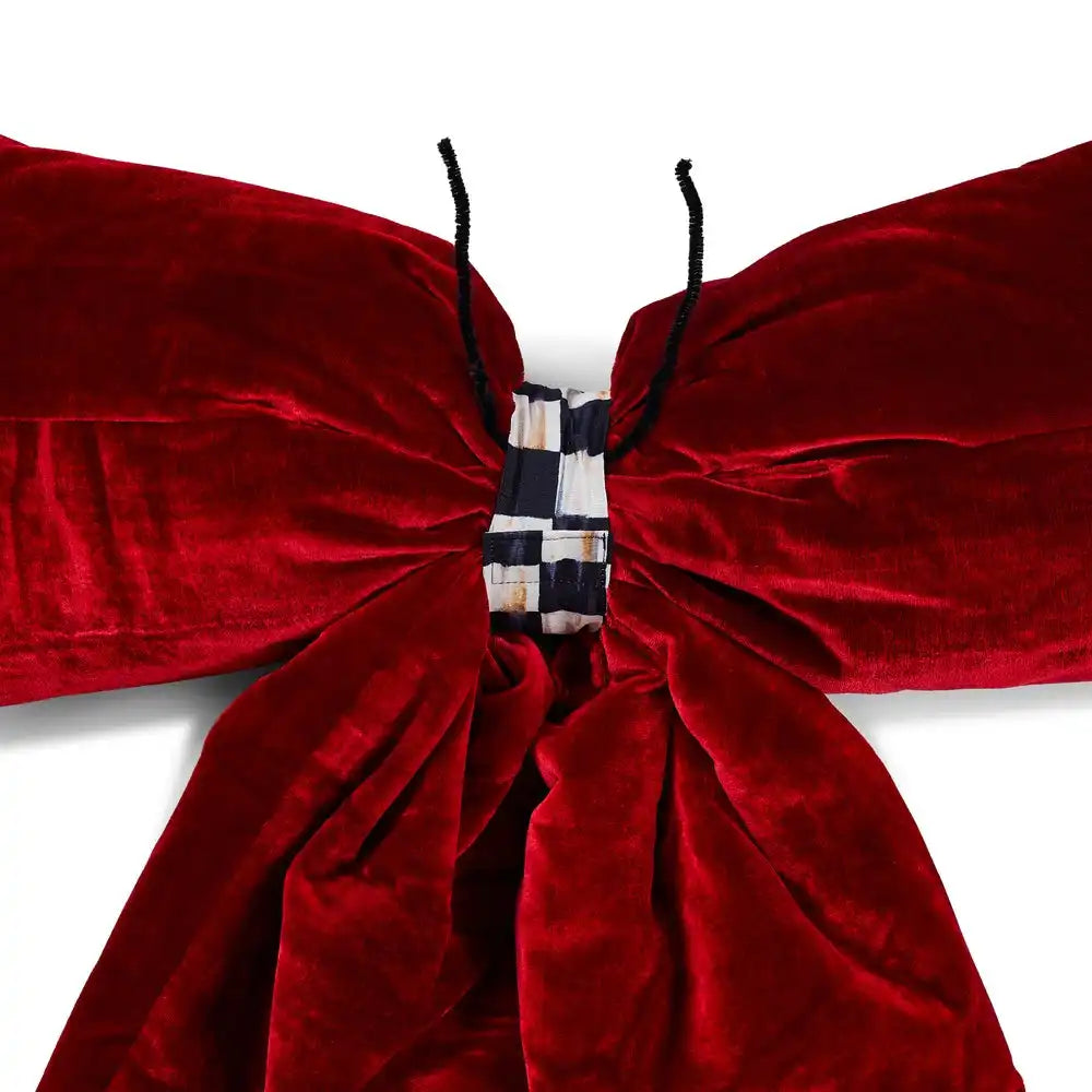 Red Velvet Small Bow