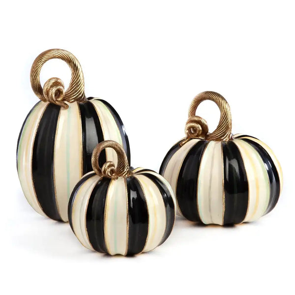 Elegant Stripe Tall Pumpkin