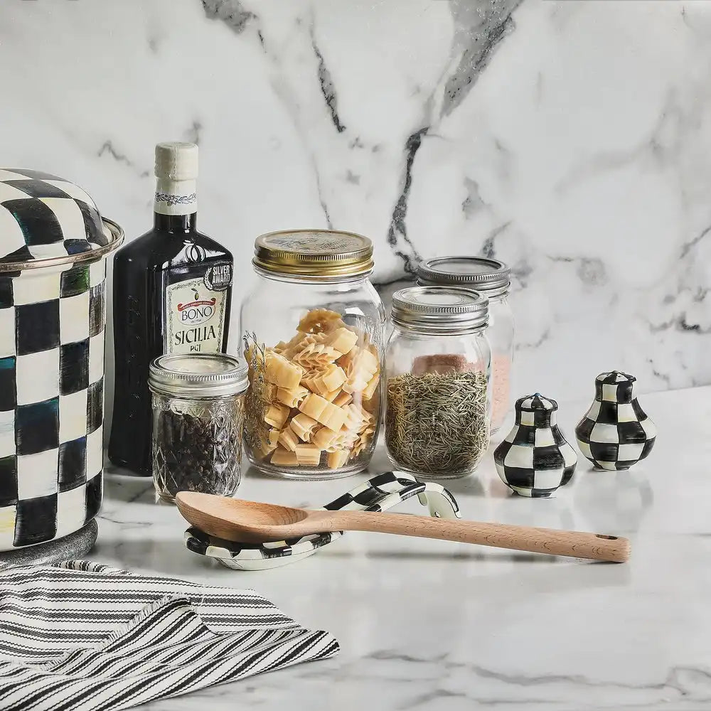Courtly Check Large Salt & Pepper Shakers