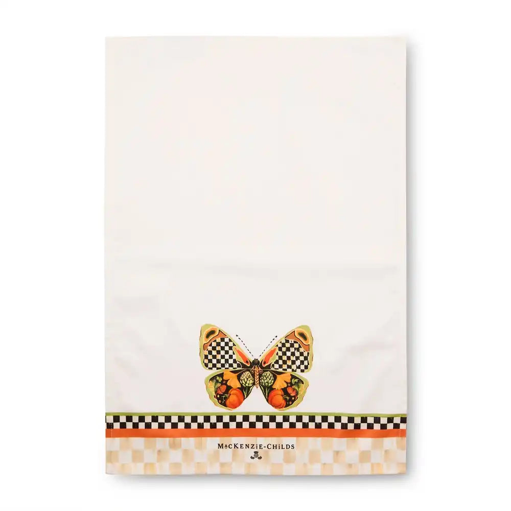 Harvest Moth Printed Dish Towel