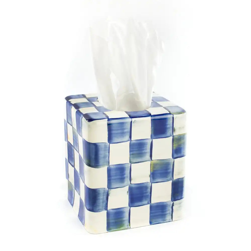 Royal Check Boutique Tissue Box Cover Secondary image