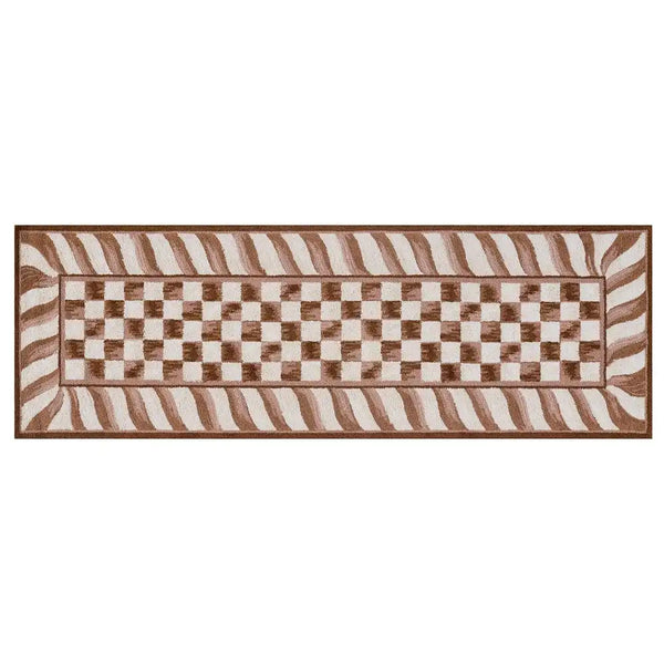 Mocha Check 8' x 10' Rug