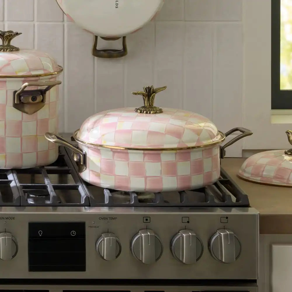 Rosy Check 5 Qt. Casserole Secondary image