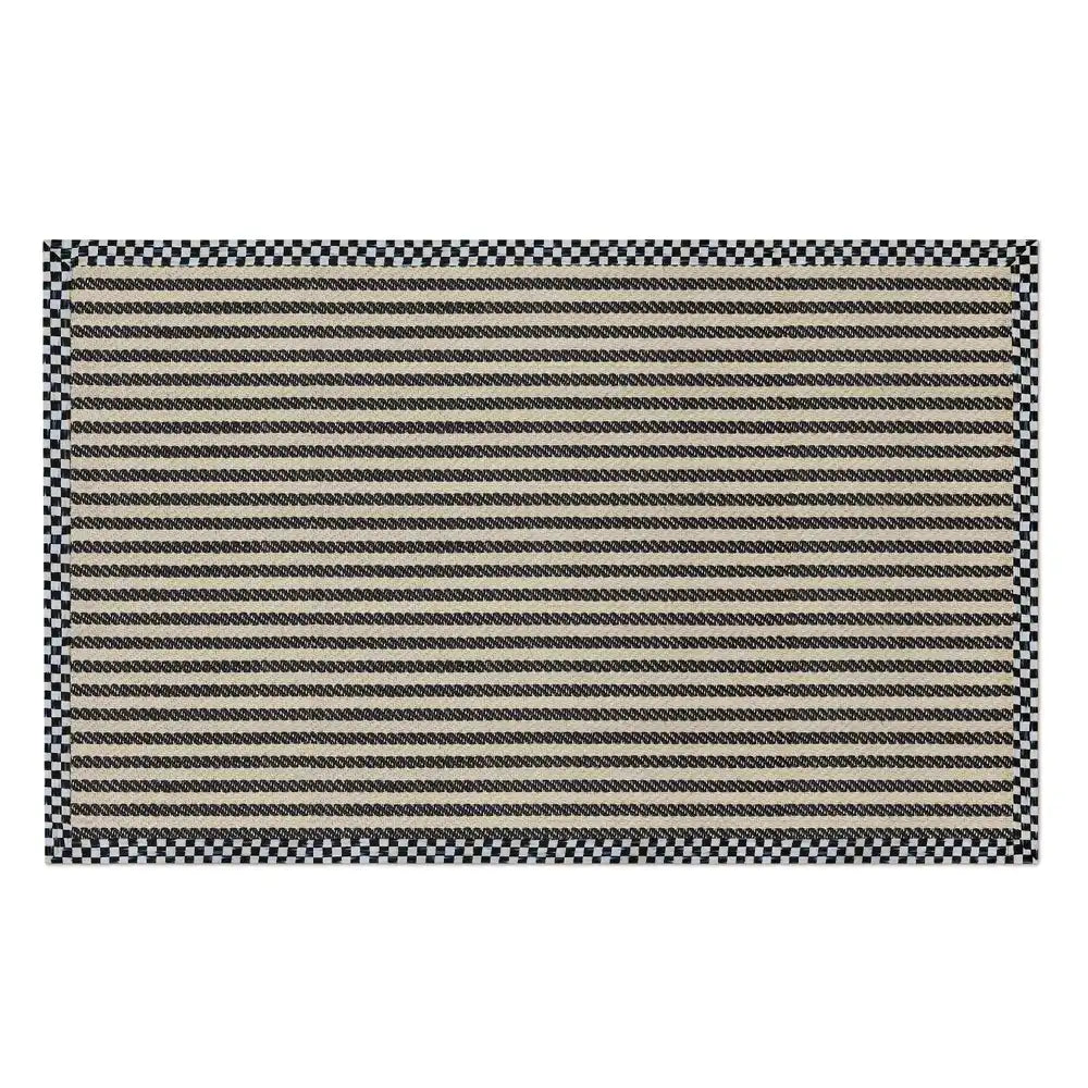Courtly Check Herringbone Stripe 3' x 5' Sisal Rug