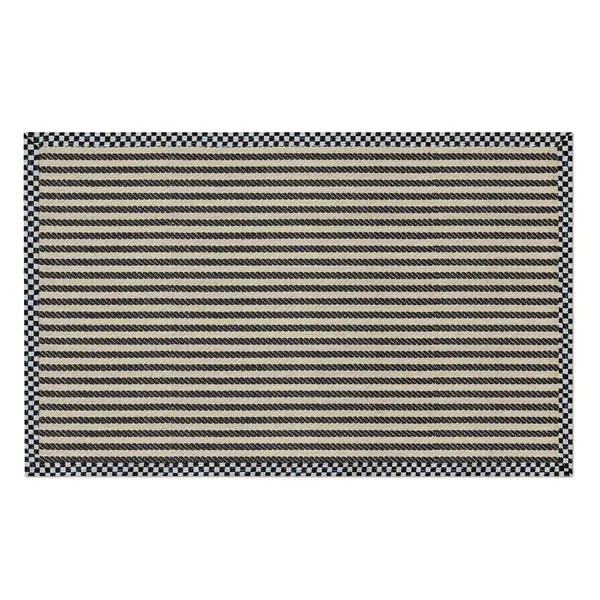 Courtly Check Herringbone Stripe 3' x 5' Sisal Rug