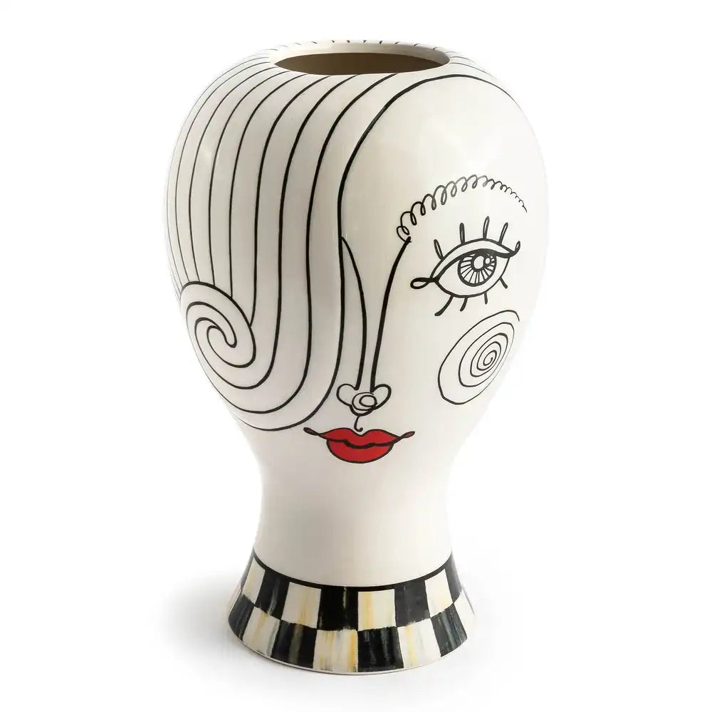 Doodles Lady Head Vase Main image