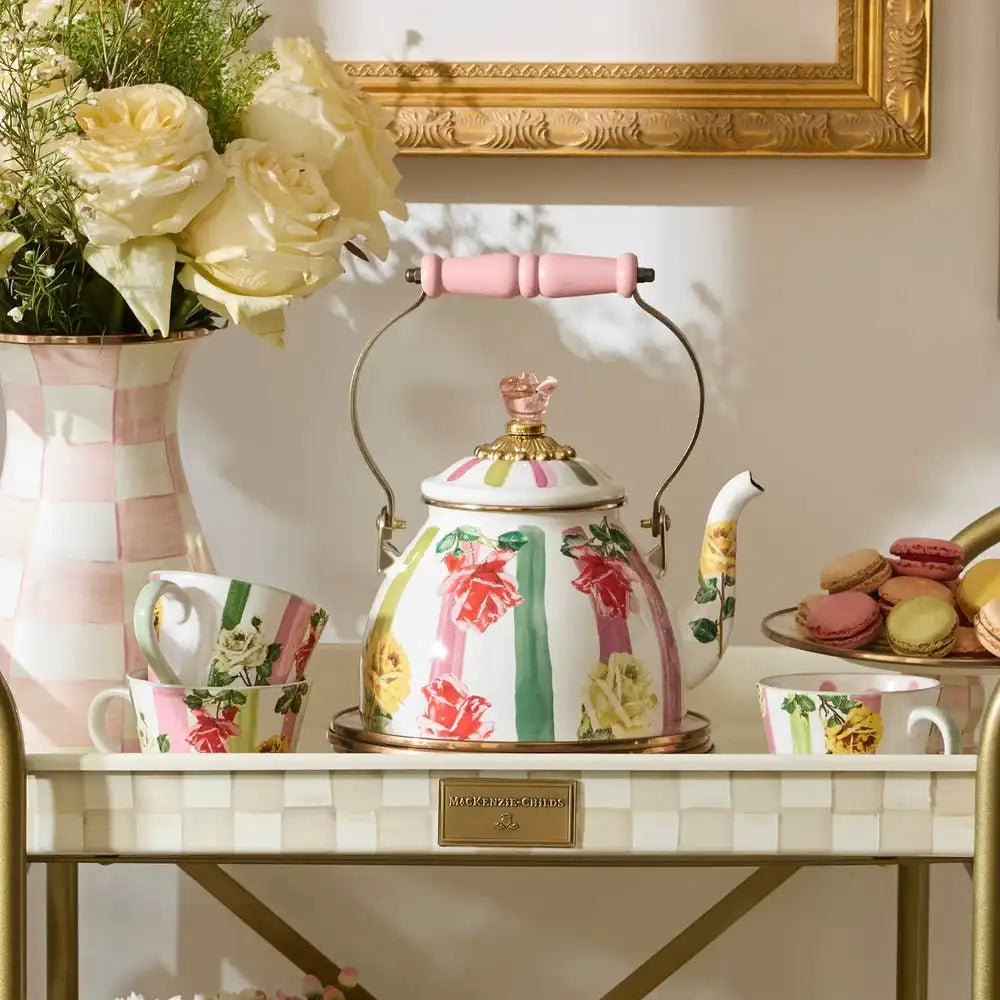 Palm Beach Check 2 Quart Tea Kettle