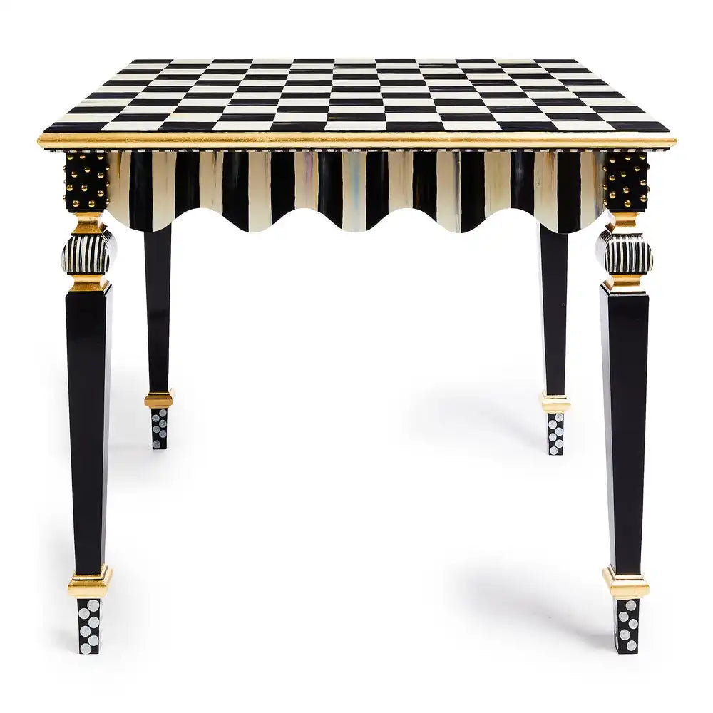 Courtly Check & Stripe Game Table Main image